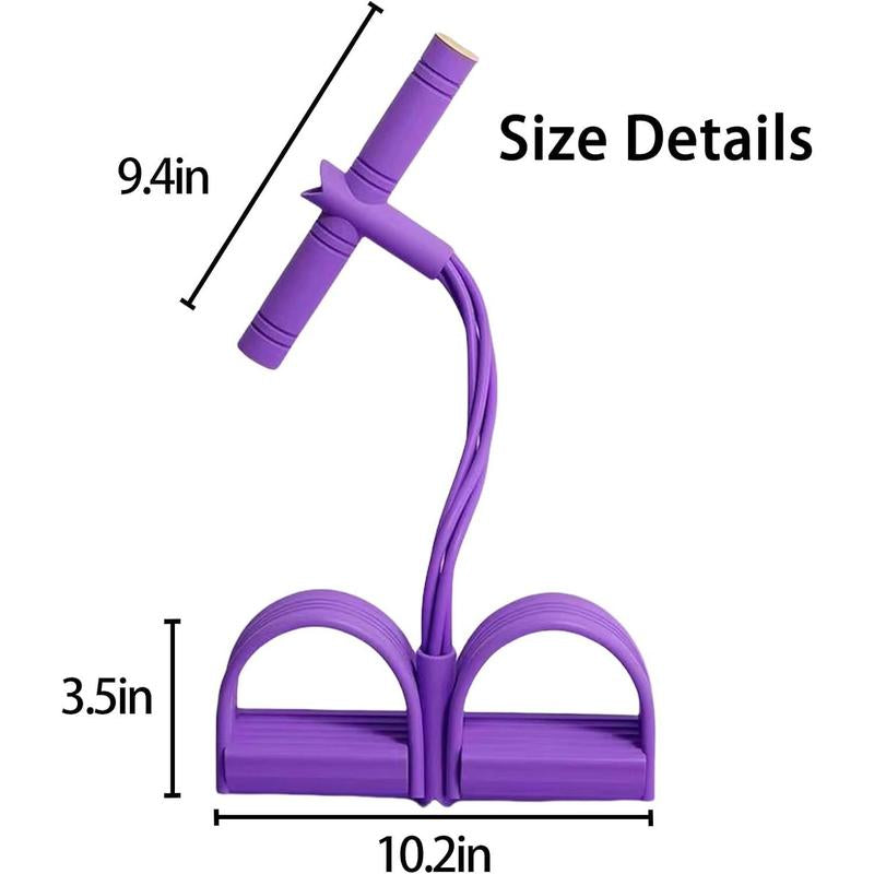 21 Fitness Resistance Bands, 2025 Upgraded Stretching Bands, 6 Tubes Pedal Ankle Puller, AB Training, Total Body Sculpting, Home Fitness Equipment