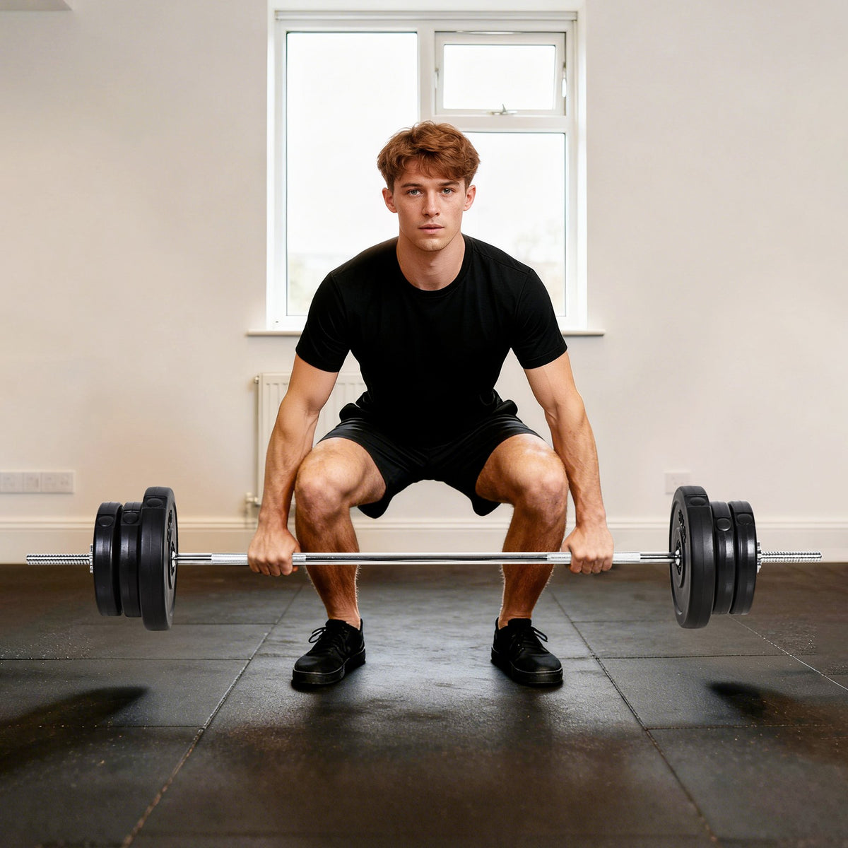 65Kg Adjustable Dumbbell and Barbell Weights Set for Home Gym